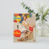 Geburtstag, Geburtstag Postkarte (Stehend Vorderseite)