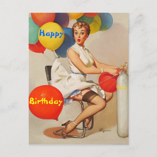 Geburtstag, Geburtstag Postkarte (Vorderseite)