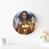 Geburtstag & Geburtstag Superheld Große Wanduhr (Zuhause)