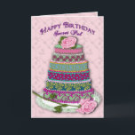 GEBURTSTAG - GEHEIMNIS-KAMERAD - MULTI REIHE KARTE<br><div class="desc">SÜSSER WEIBLICHER GEBURTSTAGS-GRUSS MIT MULTI-TIERD VERZIERTE KUCHEN - SEHEN SIE ANDERE GEBURTSTAGSKARTEN DAS GLEICHE BILD,  GEHEIMNIS-KAMERAD,  SCHWESTER,  FREUNDIN,  TOCHTER,  SCHWÄGERIN,  MUTTER</div>