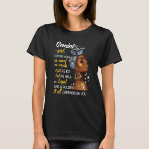 Geburtstag Gemini Mädchen Mai oder Juni Frauen T-Shirt