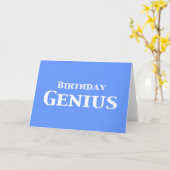 Geburtstag Genius Geschenke Karte (Gelbe Blume)