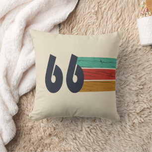 Geburtstag Geschenk 1966 Jahrgang 60. Geburtstag Kissen