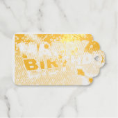 Geburtstag Geschenkanhänger (Vorderseite (Horizontal))