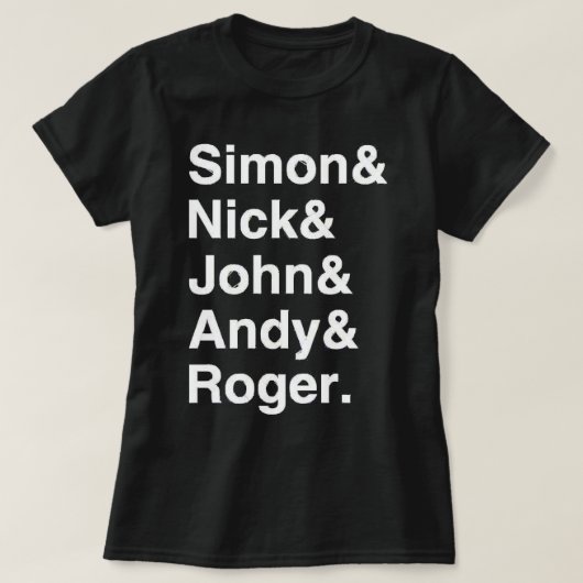 Geburtstag Geschenke Duran Duran Erfolgreiche Band T-Shirt (Design vorne)