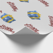 Geburtstag Geschenkpapier (Ecke)