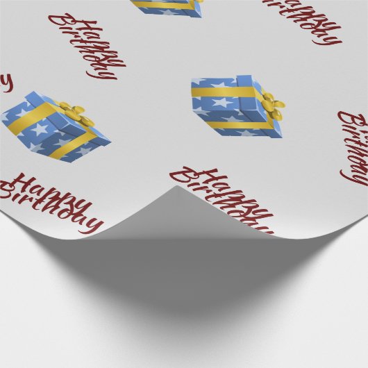 Geburtstag Geschenkpapier (Ecke)