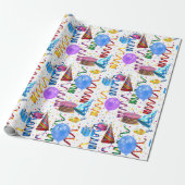 Geburtstag Geschenkpapier (Ungerollt)