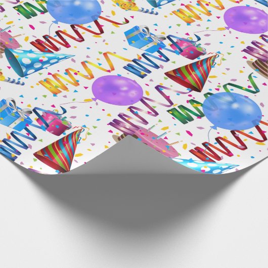 Geburtstag Geschenkpapier (Ecke)