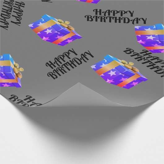 Geburtstag Geschenkpapier (Ecke)