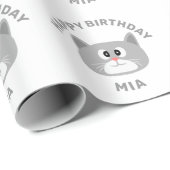 Geburtstag Geschenkpapier (Rolleneckpunkt)