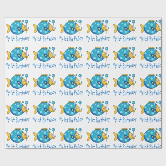 Geburtstag Geschenkpapier (Flach)