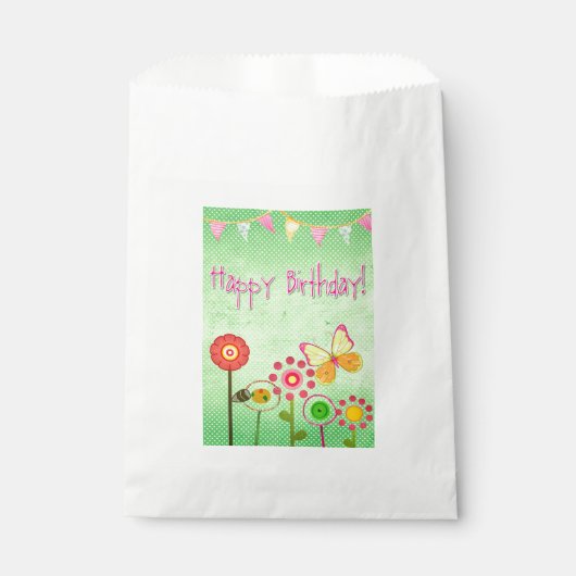 Geburtstag Geschenktütchen (Vorderseite)
