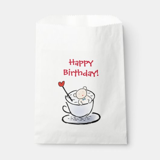 Geburtstag Geschenktütchen (Vorderseite)