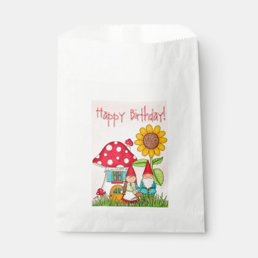 Geburtstag Geschenktütchen (Vorderseite)