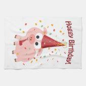 Geburtstag! Geschirrtuch (Horizontal)