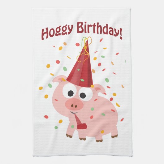 Geburtstag! Geschirrtuch (Vertikal)