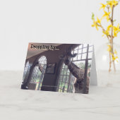 Geburtstag Giraffen Karte (Gelbe Blume)