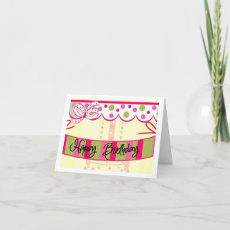 Geburtstag… girly karte