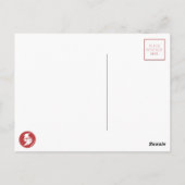 Geburtstag glücklich - floral - Postkarte (Rückseite)