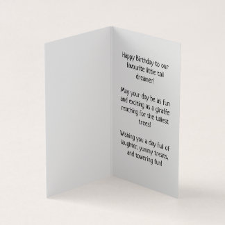 Geburtstag glücklich - Kinderkarte