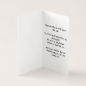 Geburtstag glücklich - Kinderkarte (Innenseite)