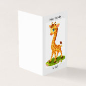 Geburtstag glücklich - Kinderkarte (Vorderseite)