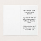 Geburtstag glücklich - Kinderkarte (Innenseite Aufgefaltet)