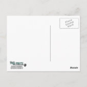 Geburtstag glücklich - Labrador - Schokolade Postkarte (Rückseite)