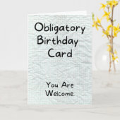 Geburtstag glücklich - obligatorisch karte (Gelbe Blume)