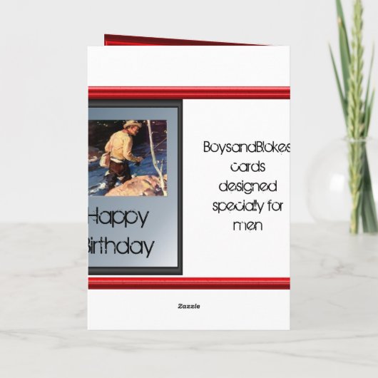 Geburtstag glücklich - Skizeit Karte (Rückseite)