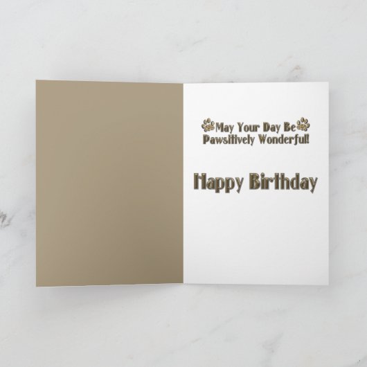 Geburtstag glücklich - Steinpfeifen - Beagle - Vat Karte (Innenseite)