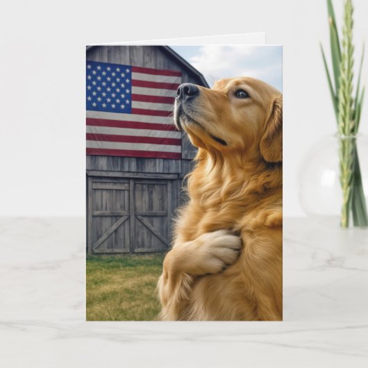 Geburtstag Golden Retriever Vergeltung Legitimität Karte (Vorderseite)