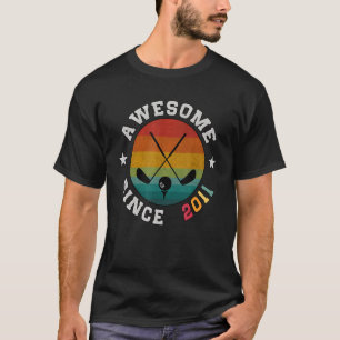 Geburtstag Golf Player Geschenk 11 Jahre Phantasti T-Shirt