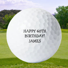 Geburtstag Golfer Funny 60. glücklicher Vater Golfball