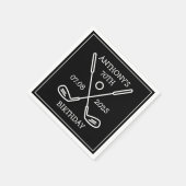 Geburtstag Golfer Funny 70. glücklicher Vater Par Serviette (Ecke)