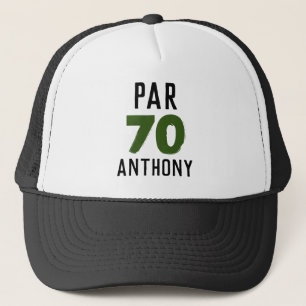 Geburtstag Golfer Funny 70. glücklicher Vater Par Truckerkappe