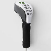 Geburtstag Golfer Funny 80. glücklicher Vater Par Golf Headcover (angewinkelt)