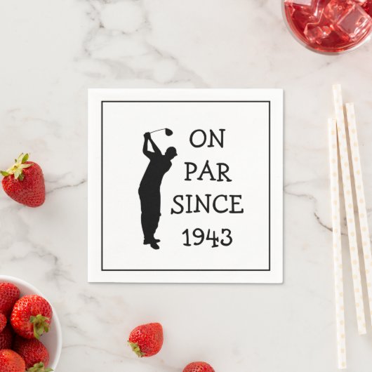 Geburtstag Golfer Funny 80. glücklicher Vater Par Serviette (Beispiel)