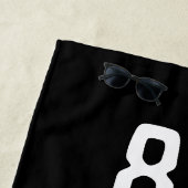 Geburtstag Golfer Funny 80. glücklicher Vater Par Strandtuch (Beispiel)