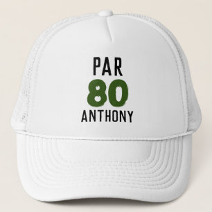 Geburtstag Golfer Funny 80. glücklicher Vater Par Truckerkappe