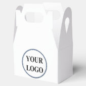 Geburtstag Gönnfelder FÜGEN IHR LOGO Aquarell hinz Geschenkschachtel (Geöffnet)