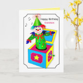 Geburtstag Grandson Jack in der Box farbig Karte (Gelbe Blume)