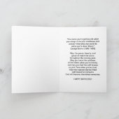 Geburtstag, Great Blue Heron Bird Card Karte (Innenseite)