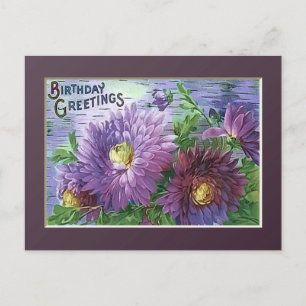 GEBURTSTAG GREETING BLUME von SHARON SHARPE Postkarte