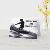 *GEBURTSTAG* GREETINGS ***SURF STIL*** NUR FÜR SIE KARTE (Gelbe Blume)