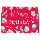 Geburtstag Große Geschenktüte (Vorderseite)