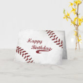 Geburtstag Große Grunge Baseball, General Karte (Gelbe Blume)