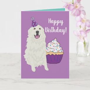 Geburtstag Große Pyrenäen Hundekarte Karte