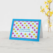 Geburtstag, Großmutter, Daisien Karte (Gelbe Blume)